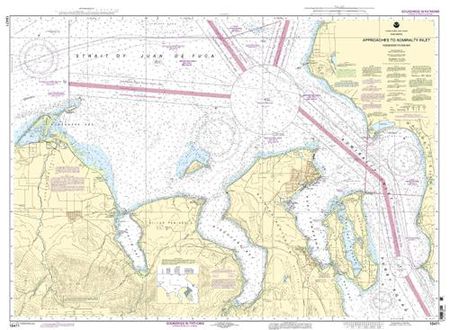 NOAA Chart 18471 Approaches to Admiralty Inlet