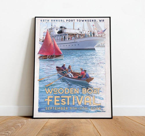 2022 Wooden Boat Festival Poster